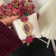 Nesta cherry red watch