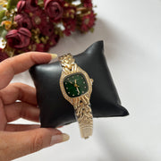 Venetia emerald green watch
