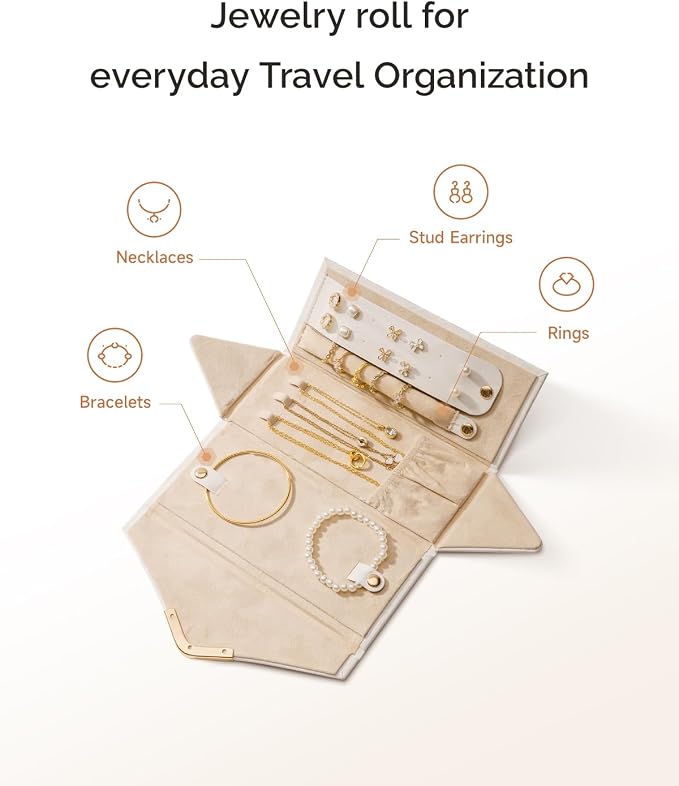Foldable jewellery organizer