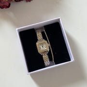 Two tone watch set