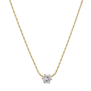 Solitaire necklace
