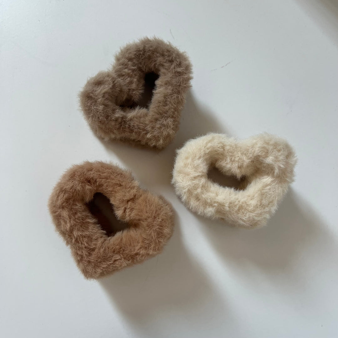 Set of 3 fur claw clips