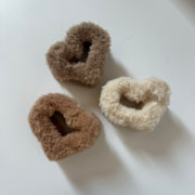 Set of 3 fur claw clips