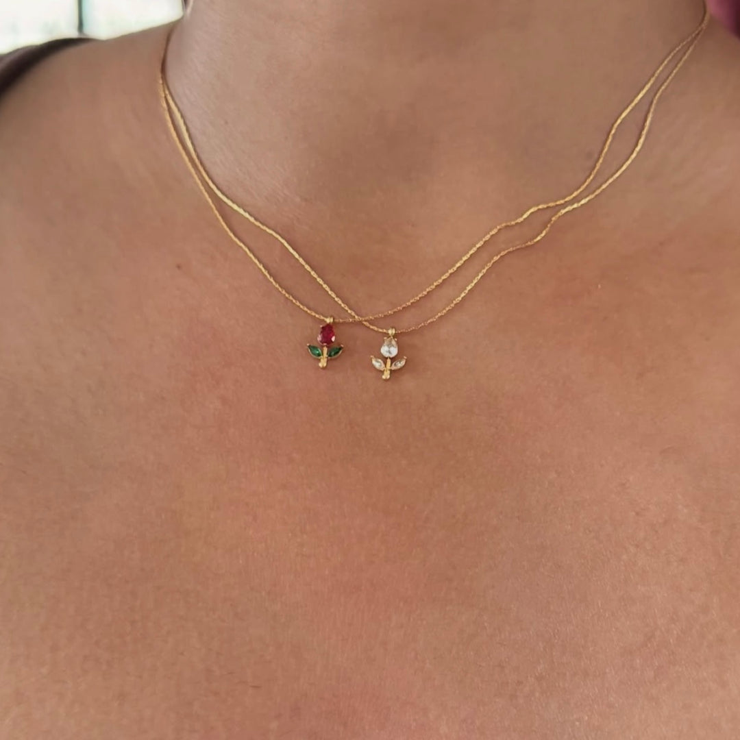 Tulip necklace combo